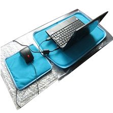 Combination of computer cooling pad